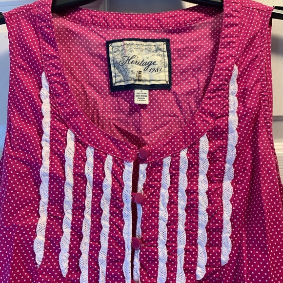 SOLD - Polka dot Tunic tank - Picture 3 of 3